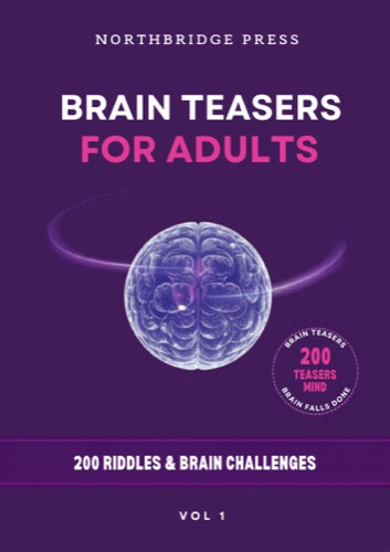 Brain Teasers for Adults Vol. 1 cover