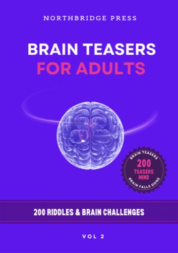 Brain Teasers for Adults Vol. 2 cover