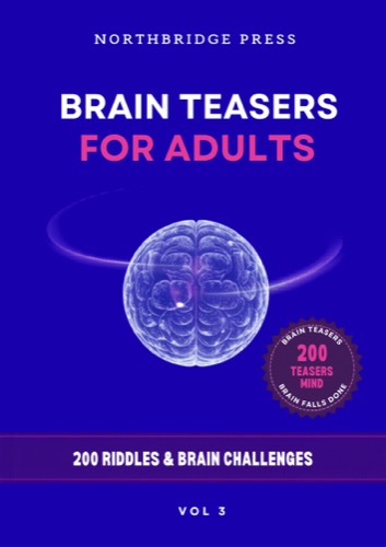 Brain Teasers for Adults Vol. 3 cover
