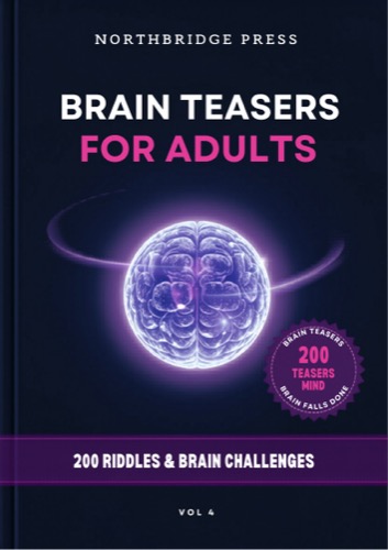 Brain Teasers for Adults Vol. 4 cover