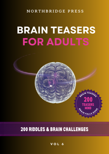 Brain Teasers for Adults Vol. 6 cover