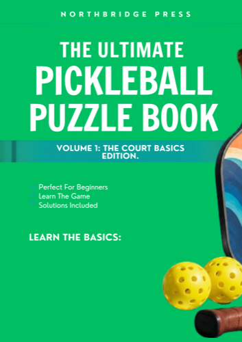Ultimate Pickleball Puzzle Book Vol. 1 cover