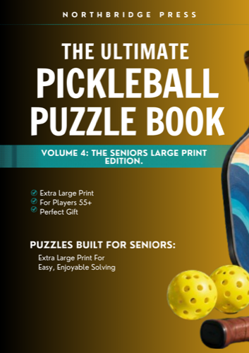 Ultimate Pickleball Puzzle Book Vol. 4 cover