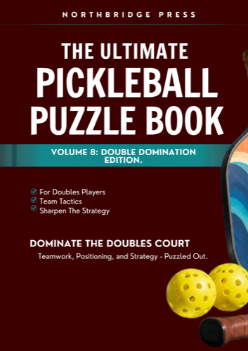 Ultimate Pickleball Puzzle Book Vol. 8 cover